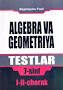 Algebra va Geometriya Testlar 7-sinf I-II-chorak (A5,yumshoq)
