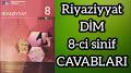 Riyaziyyat Dim 8-ci sinif- test tapşırıqlarının CAVABLARI - YouTube