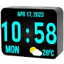 Huge Digital Clock - Google Play'de Uygulamalar
