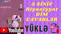 5 Sinif Riyaziyyat DİM Cavabları (PDF yüklə) - YouTube