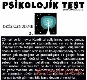 Hansi Agaci Secdin - PSİXOLOJİ TEST
