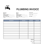 "plumbing invoice example", источник: eforms.com