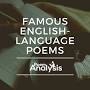 "10 best poems in english", источник: poemanalysis.com