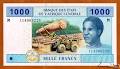 1000 Francs - Central African States – Numista