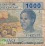 "1000 mille francs currency", источник: www.leftovercurrency.com
