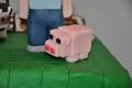 Fondant Minecraft Pig | Minecraft Birthday Cake done for boy ...