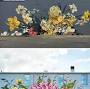 "flower murals on buildings", источник: www.pinterest.com