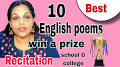 English Poem Recitation.10 best English poems to win a prize ...