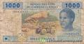 1000 francs banknote Central African CFA - Exchange yours today