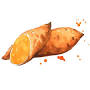 "sweet potato clip art", источник: www.freeimages.com