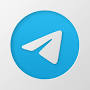 Иконка telegram в стиле вырезки из бумаги иконки социальных ...