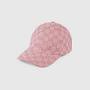 GG canvas baseball hat in pink | GUCCI® US