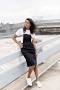 Hailee' Black Denim Skirt Overalls FINAL SALE – The Main ...