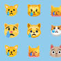 "sad cat face", источник: emojipedia.org