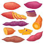 "sweet potato clip art", источник: www.istockphoto.com