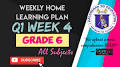 Grade 1 to Grade 6 Weekly Home Learning Plan Quarter 1 Week 4 ...