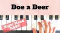 Doe a Deer / Right hand Piano Tutorial/ EASY/ +SLOW - YouTube