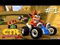 Прохождение Crash Team Racing #1 - Пляж Н. Сэнити - YouTube