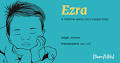 Ezra Name Meaning, Origin, Popularity, Boy Names Like Ezra ...