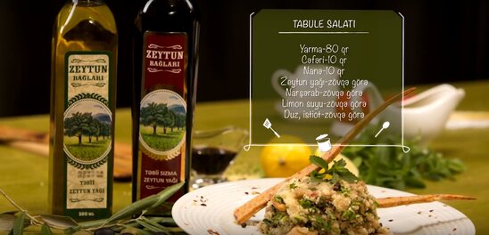 Zeytun yagli Tabule salati - VİDEO