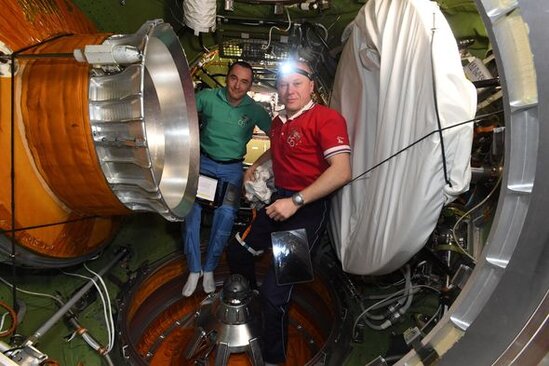 Kosmosda yeni modulun sinaqlari ile bagli maraqli goruntuler - FOTO + VİDEO