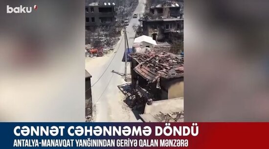 Cennet cehenneme dondu: Antalya-Manavqat yangindan sonra - VİDEO