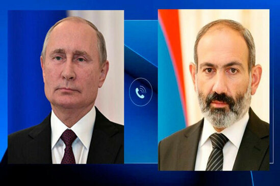 Putinle Pashinyan Azerbaycan-Ermenistan serhedlerinin mueyyenleshmesini muzakire edib