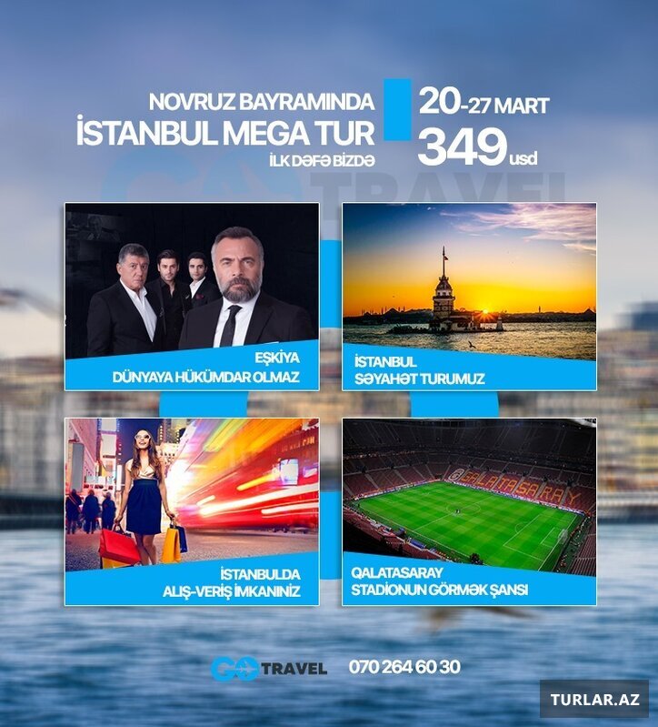 İstanbula mohteshem Mega tur !
